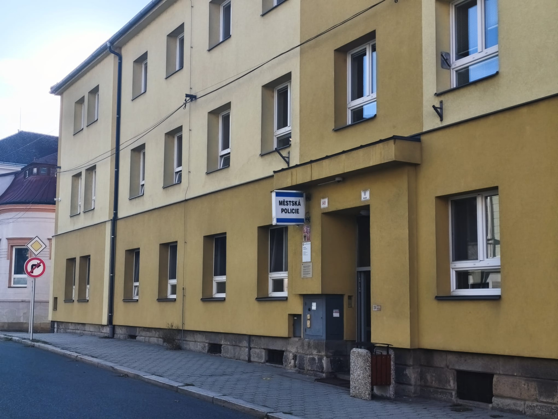 Budova Městské policie v Novém Jičíně – sídlo rajónové činnosti